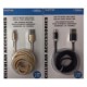 UBS to USB Micro Cable 6 Feet (Assorted Colours)