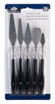 Royal Langnickel 5 Piece Steel Mixing Knife Set