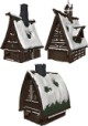 D&D Icons Of The Realms Icewind Dale Papercraft Town 3 Pack