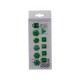 Ultra Pro Eclipse 11 Slimmering Dice Set Forest Green