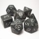 Polyhedral Dice set of 7 Elemental Hi Tech