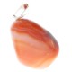 Tumbled Gemstone Pendant Red Carnelian