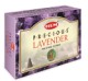 Incense HEM Cones Precious Lavender 10 Cone Box