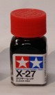 tamiya 10ml jar enamel paint x-27 clear red