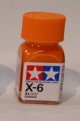 Tamiya 10ml jar enamel paint x-6 Orange