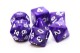 7 Piece Dice Set Pearlized Purple